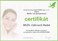 Certifikt CO2 laser COSCAN 5000